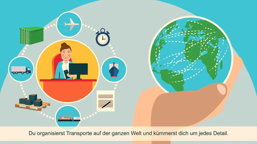 Berufsinfo-Video - Erklärvideo zum Lehrberuf Speditionskaufmann*frau